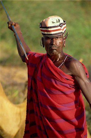 simsearch:841-02918817,k - Samburu with spear, near Maralal, Kenya, East Africa, Africa Foto de stock - Con derechos protegidos, Código: 841-02918818