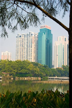 shenzhen - Litchi Park Lake, Shenzhen Special Economic Zone (SEZ), Guangdong, China, Asia Stock Photo - Rights-Managed, Code: 841-02919341