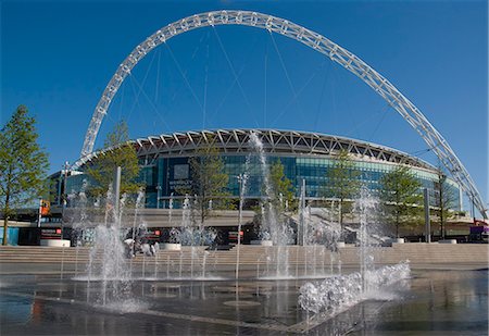 soccer arena - New stadium, Wembley, London, England, United Kingdom, Europe Stock Photo - Rights-Managed, Code: 841-02919452