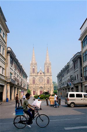 Pierre de l'église Sacré-coeur de Jésus, Guangzhou (Canton), Guangdong, Chine, Asie Photographie de stock - Rights-Managed, Code: 841-02919583