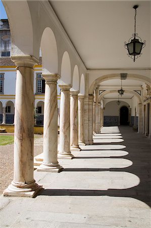 Evora University arcaded courtyard, Evora, Alentejo, Portugal, Europe Stock Photo - Rights-Managed, Code: 841-02919751