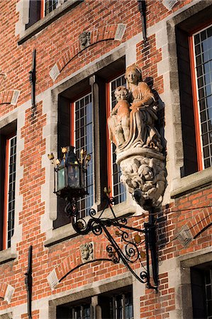 Detail of the Begijnhof (Convent), UNESCO World Heritage Site, Bruges, Belgium, Europe Stock Photo - Rights-Managed, Code: 841-02919791