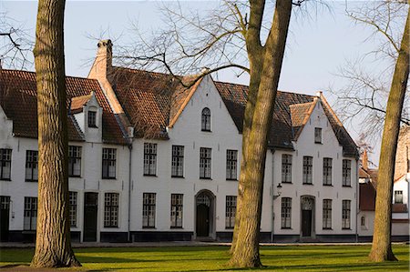 The Begijnhof (Convent), UNESCO World Heritage Site, Bruges, Belgium, Europe Stock Photo - Rights-Managed, Code: 841-02919792