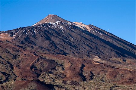 Mount Teide (Pico del Teide), Parque Nacional de Las Canadas del Teide (Teide National Park), Tenerife, Canary Islands, Spain, Europe Stock Photo - Rights-Managed, Code: 841-02919805