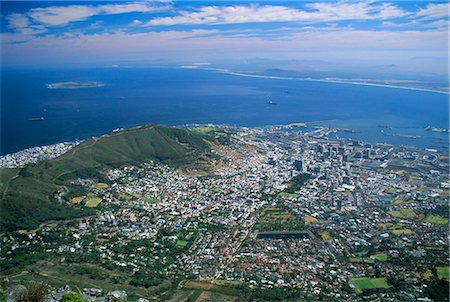 simsearch:841-03061953,k - City viewed from Table Mountain, Cape Town, Cape Province, South Africa, Africa Stock Photo - Rights-Managed, Code: 841-02925339