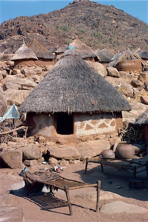 simsearch:841-02707258,k - Nuba house, arid village near Talodi, Sudan, Africa Foto de stock - Con derechos protegidos, Código: 841-02920265