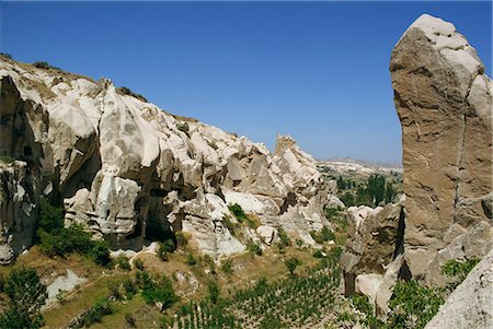 Rock cut valley, Goreme Museum, UNESCO World Heritage Site, Cappadocia, Anatolia, Turkey, Asia Minor, Eurasia Stock Photo - Rights-Managed, Code: 841-02921050