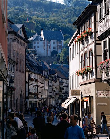 Vieille ville avec le château, Miltenberg (Franken), Bavière, Allemagne, Europe Photographie de stock - Rights-Managed, Code: 841-02921261
