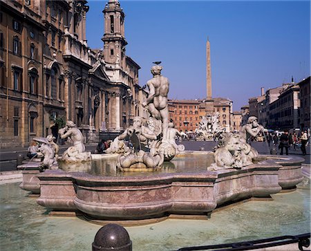 place navona italy - Piazza Navona, Rome, Lazio, Italy, Europe Stock Photo - Rights-Managed, Code: 841-02944012
