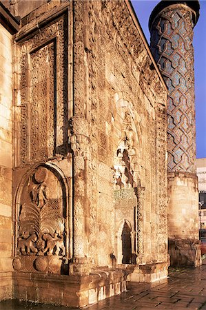 simsearch:841-02944764,k - Portal and minaret, Yakutiye Medressi Mosque, Erzerum, Anatolia, Turkey, Asia Minor, Eurasia Stock Photo - Rights-Managed, Code: 841-02944879