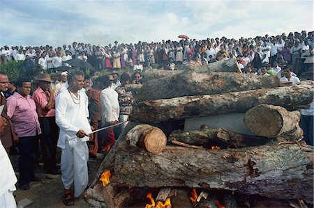 funeral - Hindu religion, Trinidad, West Indies, Caribbean, Central America Stock Photo - Rights-Managed, Code: 841-02944873