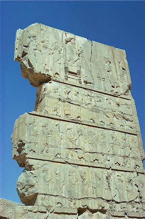 simsearch:841-02831081,k - Frieze with king and tribute, Persepolis, UNESCO World Heritage Site, Iran, Middle East Stock Photo - Rights-Managed, Code: 841-02944974