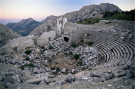 simsearch:841-02707735,k - The amphitheatre at Termessos, Anatolia, Turkey, Asia Minor, Eurasia Stock Photo - Rights-Managed, Code: 841-02945921