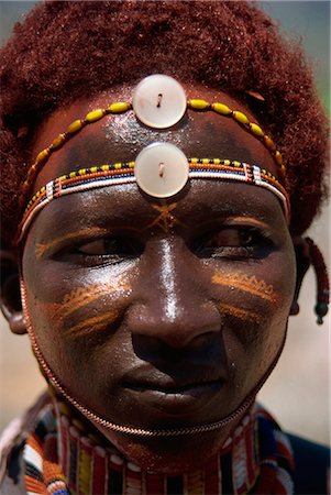 simsearch:841-02916982,k - Samburu Moran wearing traditional beads, Sererit, Kenya, East Africa, Africa Foto de stock - Con derechos protegidos, Código: 841-02945970