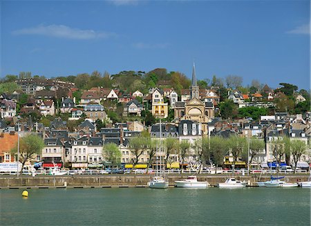 deauville - Across the Touques River, Deauville, Normandy, France, Europe Stock Photo - Rights-Managed, Code: 841-02946357