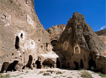 Church of Snakes, Soganli Valley, Goreme National Park, UNESCO World Heritage Site, Cappadocia, Anatolia, Turkey, Asia Minor, Eurasia Stock Photo - Rights-Managed, Code: 841-02946449