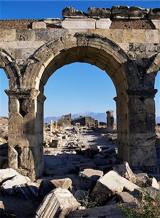simsearch:841-03031208,k - Ruines d'Hiérapolis, patrimoine mondial de l'UNESCO, Anatolie, Turquie, Asie mineure, Eurasie Photographie de stock - Rights-Managed, Code: 841-02946468