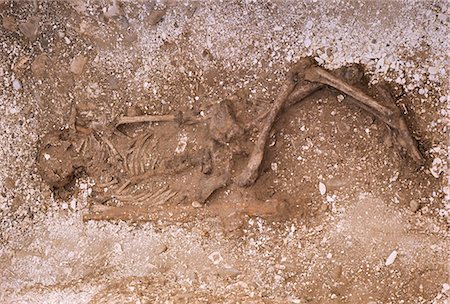 simsearch:841-02944527,k - Remains of an Iron Age woman, excavated in 1976 near Rudston, East Yorkshire, Yorkshire, England, United Kingdom, Europe Stock Photo - Rights-Managed, Code: 841-02946498