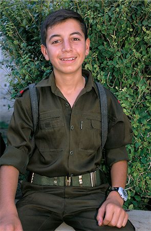 simsearch:841-02946644,k - Portrait of a school boy in military uniform, Damascus, Syria, Middle East Stock Photo - Rights-Managed, Code: 841-02946895