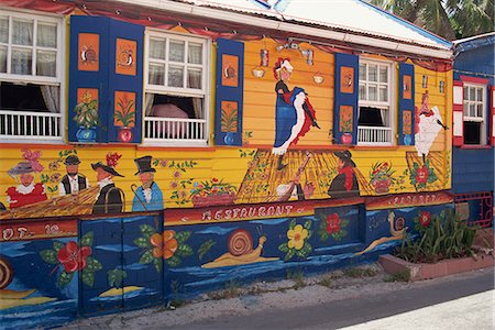saint martin caribbean - L'Escargot Restaurant, Phillipsburg, St. Maarten, Leeward Islands, West Indies, Caribbean, Central America Stock Photo - Rights-Managed, Code: 841-02947041