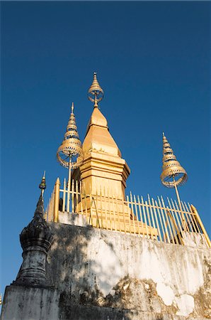 phu si laos - Phu Si Stupa, Luang Prabang, Laos, Indochina, Southeast Asia, Asia Stock Photo - Rights-Managed, Code: 841-02947264