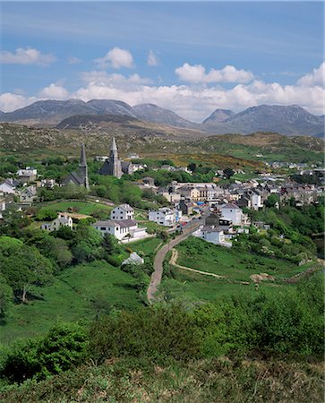 Clifden, Connemara, County Galway, Connacht, Eire (Republic of Ireland), Europe Stock Photo - Rights-Managed, Code: 841-02943935