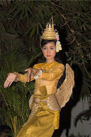 Apsara dancer, Siem Reap, Cambodia, Indochina, Southeast Asia, Asia Stock Photo - Rights-Managed, Code: 841-02990517