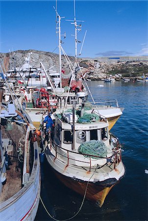 simsearch:841-02991898,k - Fishing boats, town of Ilulissat, formerly Jacobshavn, west coast, Greenland, Polar Regions Stock Photo - Rights-Managed, Code: 841-02991843