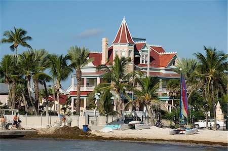 simsearch:841-03517157,k - Southernmost House (Mansion) Hotel and Museum, Key West, Florida, United States of America, North America Stock Photo - Rights-Managed, Code: 841-02993068
