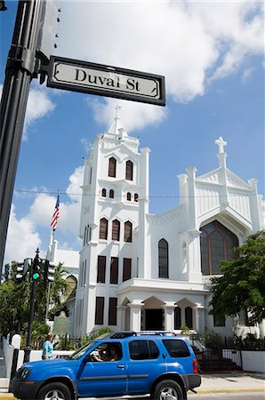 Duval Street, Key West, Florida, United States of America, North America Stock Photo - Rights-Managed, Code: 841-02993082
