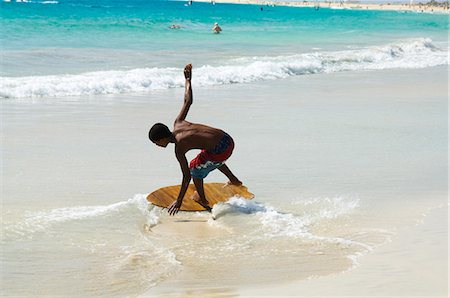 simsearch:841-02946644,k - Beach surfing at Santa Maria on the island of Sal (Salt), Cape Verde Islands, Africa Stock Photo - Rights-Managed, Code: 841-02993616