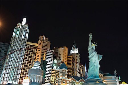 New York New York Hotel, The Strip (Las Vegas Boulevard), Las Vegas, Nevada, United States of America, North America Stock Photo - Rights-Managed, Code: 841-03028299