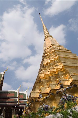 The Royal Palace, Bangkok, Thailand, Southeast Asia, Asia Foto de stock - Con derechos protegidos, Código: 841-03028467