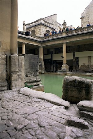 simsearch:841-03063991,k - The Roman Baths, Bath, UNESCO World Heritage Site, Avon, England, United Kingdom, Europe Stock Photo - Rights-Managed, Code: 841-03028640
