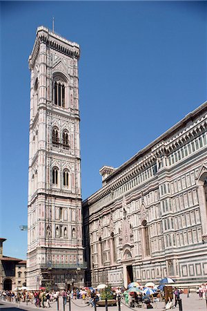simsearch:841-06806761,k - The Duomo and Campanile (cathedral and bell tower) in Florence, UNESCO World Heritage Site, Tuscany, Italy, Europe Stock Photo - Rights-Managed, Code: 841-03029241