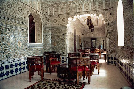 Interior, Continental Hotel, Tangiers, Morocco, North Africa, Africa Stock Photo - Rights-Managed, Code: 841-03029292