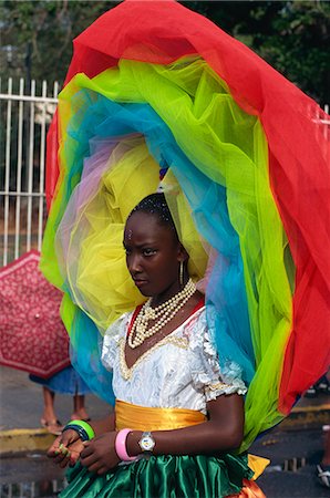 pictures of caribbean costume - Carnival, Fort de France, Martinique, West Indies, Caribbean, Central America Stock Photo - Rights-Managed, Code: 841-03029544