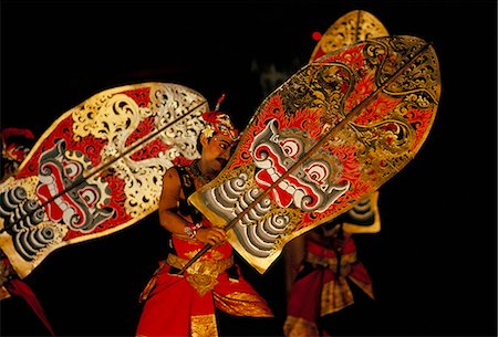 Performance of the Balinese Ramayana, Denpasar, island of Bali, Indonesia, Southeast Asia, Asia Stock Photo - Rights-Managed, Code: 841-03034014