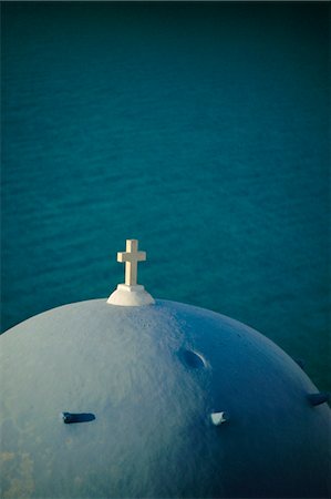 simsearch:400-04898640,k - Blue domed church,Thira (Fira),Santorini,Cyclades Islands,Greece,Europe Stock Photo - Rights-Managed, Code: 841-03034574