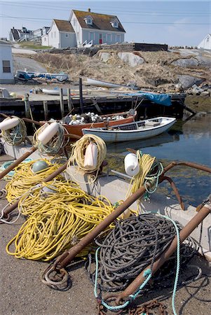 Peggy's Cove fishing village, Nova Scotia, Canada, North America Stock Photo - Rights-Managed, Code: 841-03030882