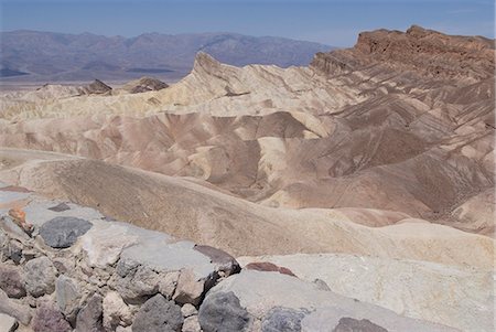 Zabriskie Point, Death Valley Natiional Park, California, United States of America, North America Stock Photo - Rights-Managed, Code: 841-03030907