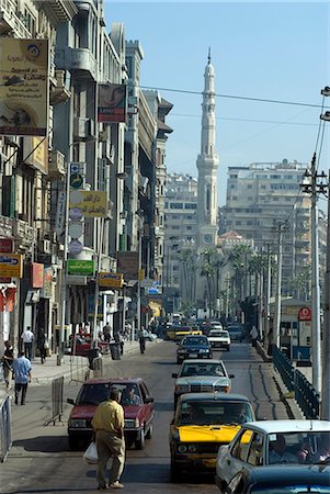 Street scene, Alexandria, Egypt, North Africa, Africa Foto de stock - Con derechos protegidos, Código: 841-03031001