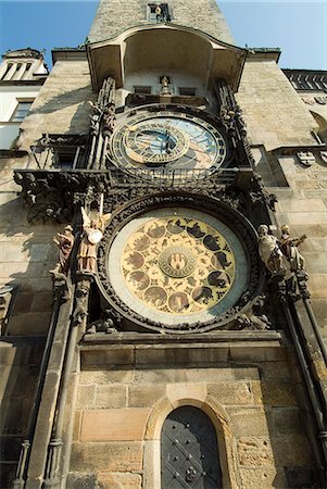 simsearch:841-03034297,k - Astronomical Clock, Stare Mesto, Prague, UNESCO World Heritage Site, Czech Republic, Europe Stock Photo - Rights-Managed, Code: 841-03031364