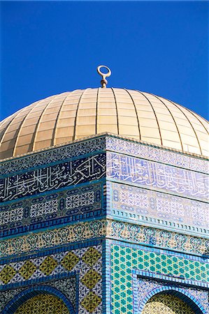 simsearch:841-02924609,k - Dome of the Rock, Mount Moriah, Temple Mount, Jerusalem, Israel, Middle East Stock Photo - Rights-Managed, Code: 841-03032609