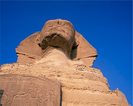 egyptian sphynx cat - The Sphinx, Giza, UNESCO World Heritage Site, near Cairo, Egypt, North Africa, Africa Stock Photo - Rights-Managed, Code: 841-03032600