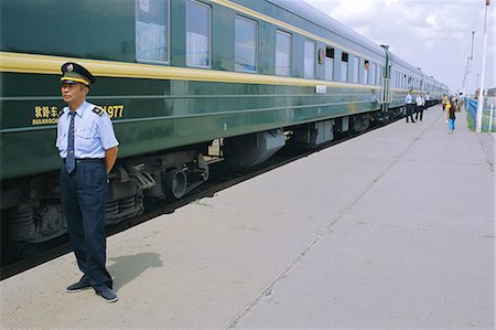 Oulaan Bator Station, Trans-Mongolian train, Mongolia, Asia Stock Photo - Rights-Managed, Code: 841-03032834