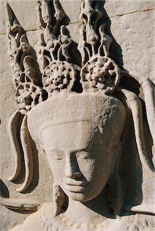 simsearch:841-02718675,k - Gros plan du relief sculpté, Angkor Wat, Angkor, Siem Reap, Cambodge, Indochine, Asie Photographie de stock - Rights-Managed, Code: 841-03032902