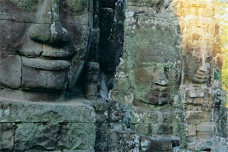 simsearch:841-02718675,k - Le Temple du Bayon, Angkor, Siem Reap, Cambodge, Indochine, Asie Photographie de stock - Rights-Managed, Code: 841-03032916