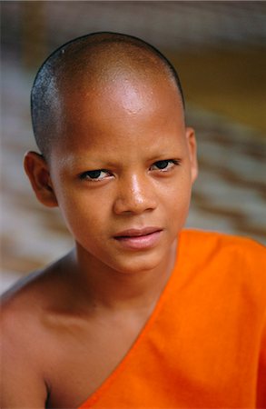 simsearch:841-03067430,k - Portrait of a novice monk, Buddhist monastery, Battambang, Cambodia, Indochina, Asia Stock Photo - Rights-Managed, Code: 841-03032918