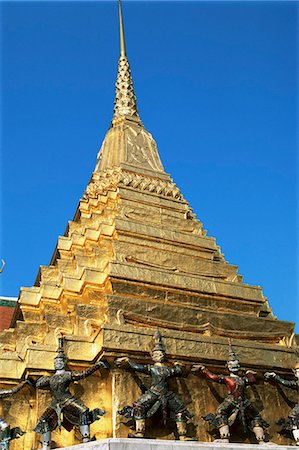 simsearch:841-06501931,k - Wat Phra Kaeo, Grand Palace, Bangkok, Thailand, Southeast Asia, Asia Stock Photo - Rights-Managed, Code: 841-03033187